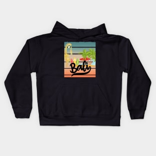 "Bali Bliss: Island Paradise" Vacation Indonesia travel to tropical paradise Kids Hoodie